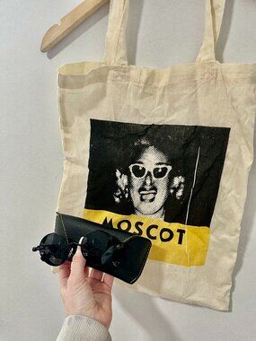 Moscot Black Aviator Sunglasses with Case & Tote